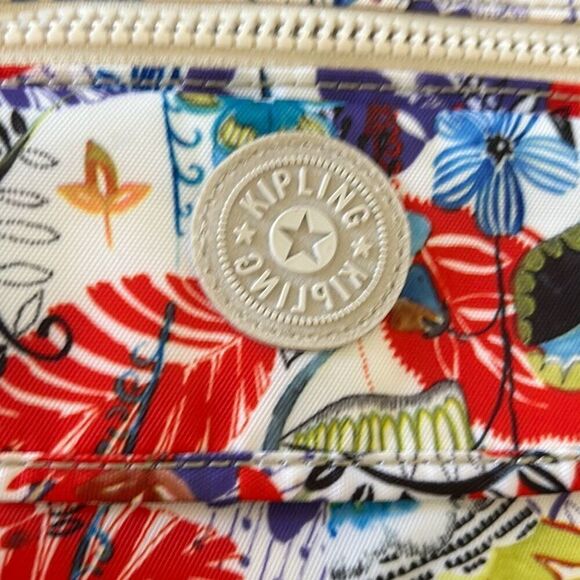 Kipling floral tropical Crossbody bag wallet - Picture 2 of 7